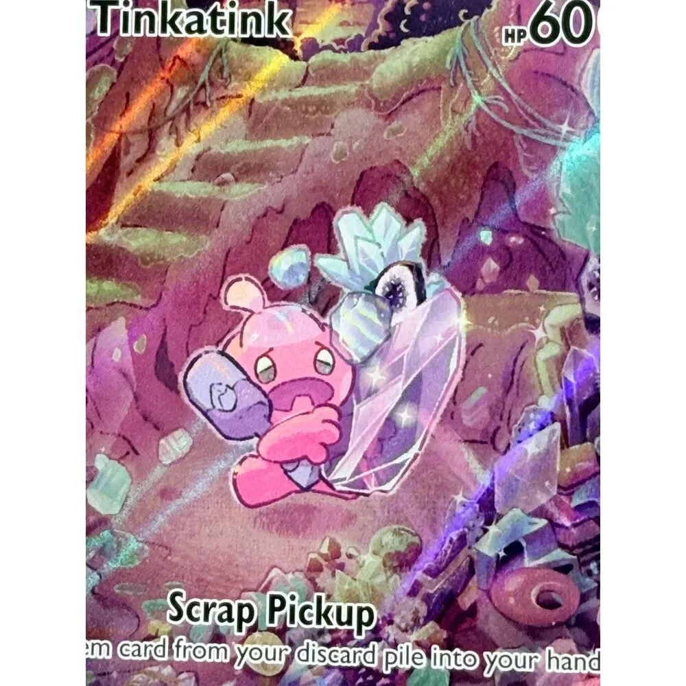 Tinkatink Holo Illustration Rare SV02: Paldea Evolved 216/193 NM Pokemon